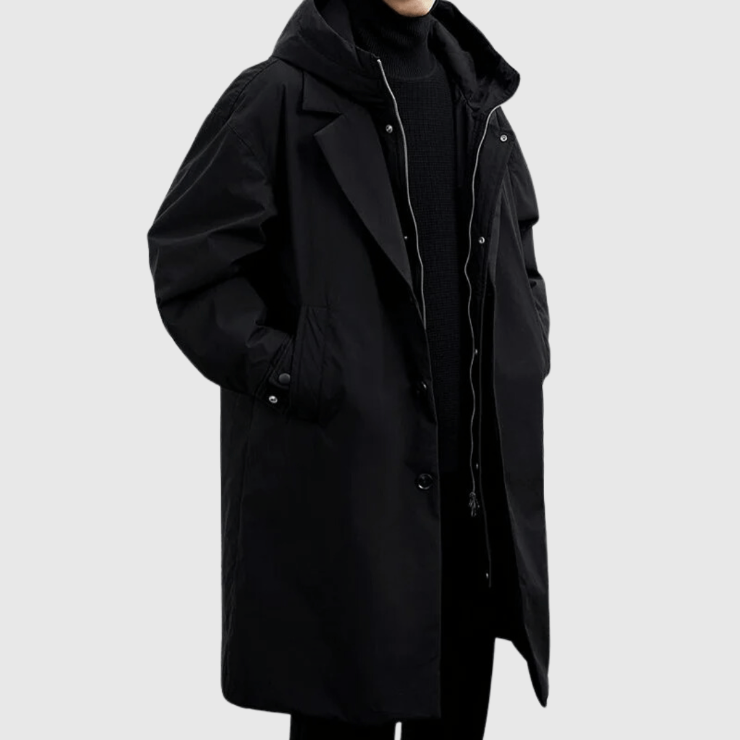 Men's Jacket | Elegant & Oversized | With Hood | Winter