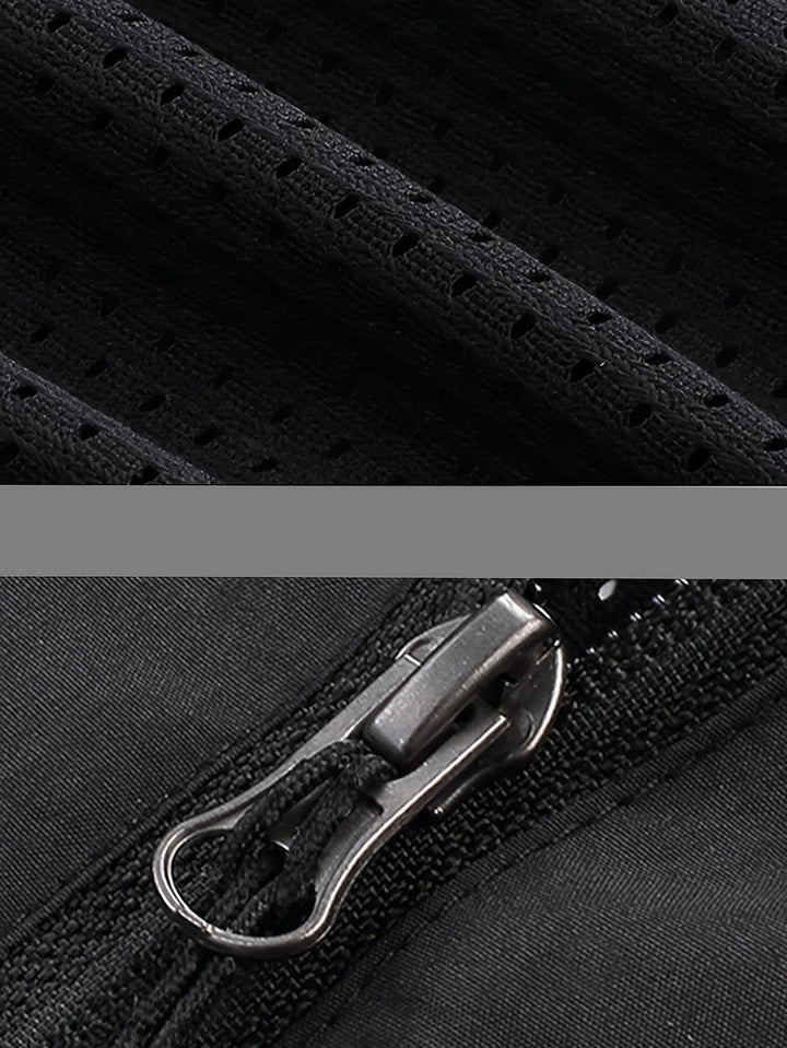 Men's Windbreaker | Lightweight & Breathable | Reflective & Windproof | Woven Polyester