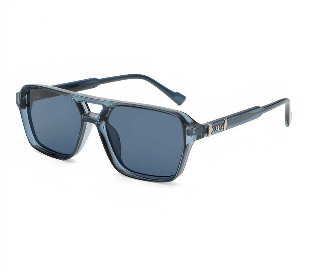 Men's Oversized Retro Sunglasses with Wide Lenses