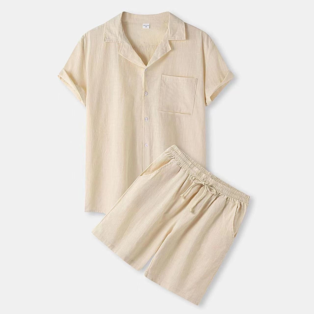 Men's Summer Set | Stylish & Breathable | Shirt with Shorts