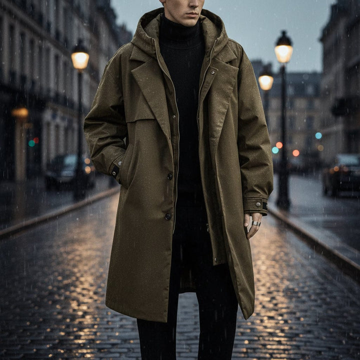 Men's Jacket | Elegant & Oversized | With Hood | Winter