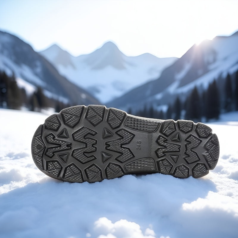 Men's Snow Boots | Non-Slip Sole & Ankle Support | Men's Outdoor Shoes