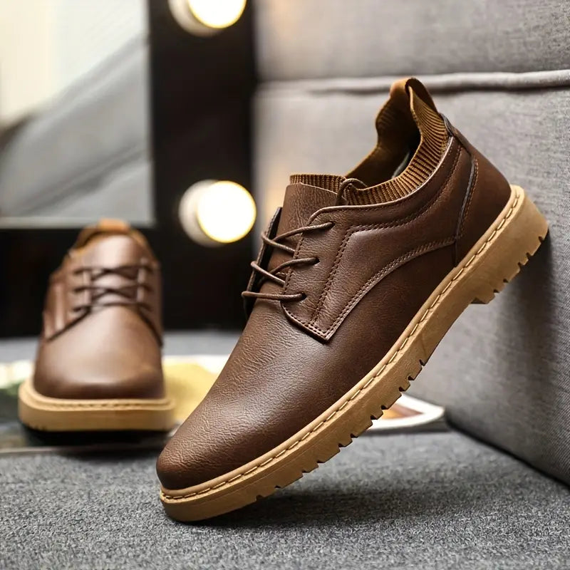 Men's Shoes | Lace-Up | Non-Slip Sole | Stylish Boots