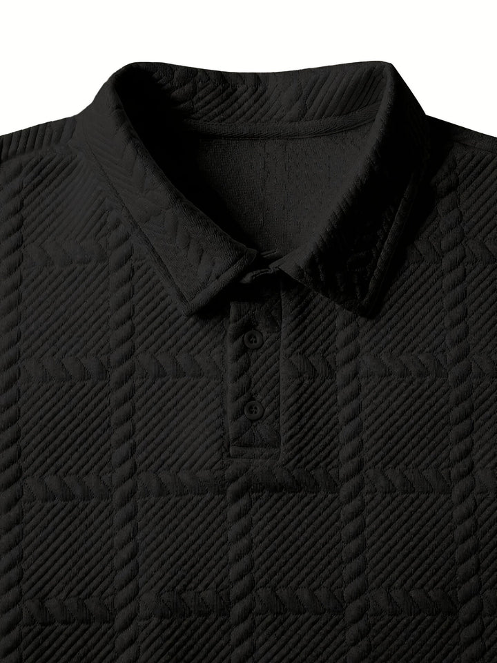 Men's Shirt | Knitted Jacquard | Stylish & Casual | Spring & Autumn