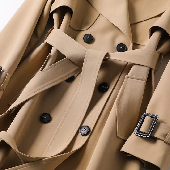 Ladies Classic Trench Coat with Belt