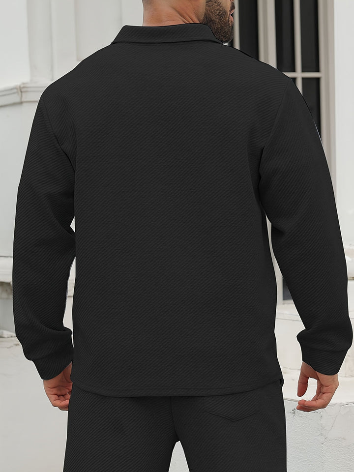 Men's Casual Jacket | Stylish & Fashionable | Light Stretch & Woven | Solid Color