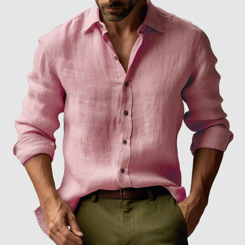 Shirt Men | Vintage Long Sleeves | Stylish Clothing