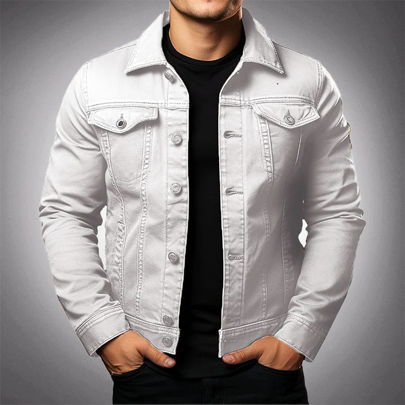 Classic Denim Jacket | Sustainable & Stylish | Versatile Cotton | Men