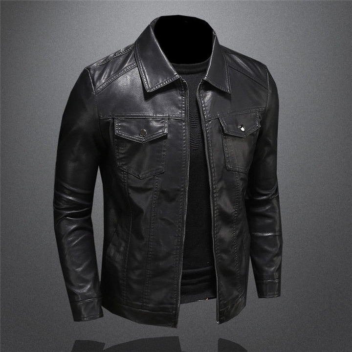 Leather Jacket for Men | Classic PU Leather Jacket | Stylish & Durable