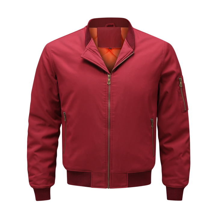 Men's Jacket | Oversized | With Zipper | Spring
