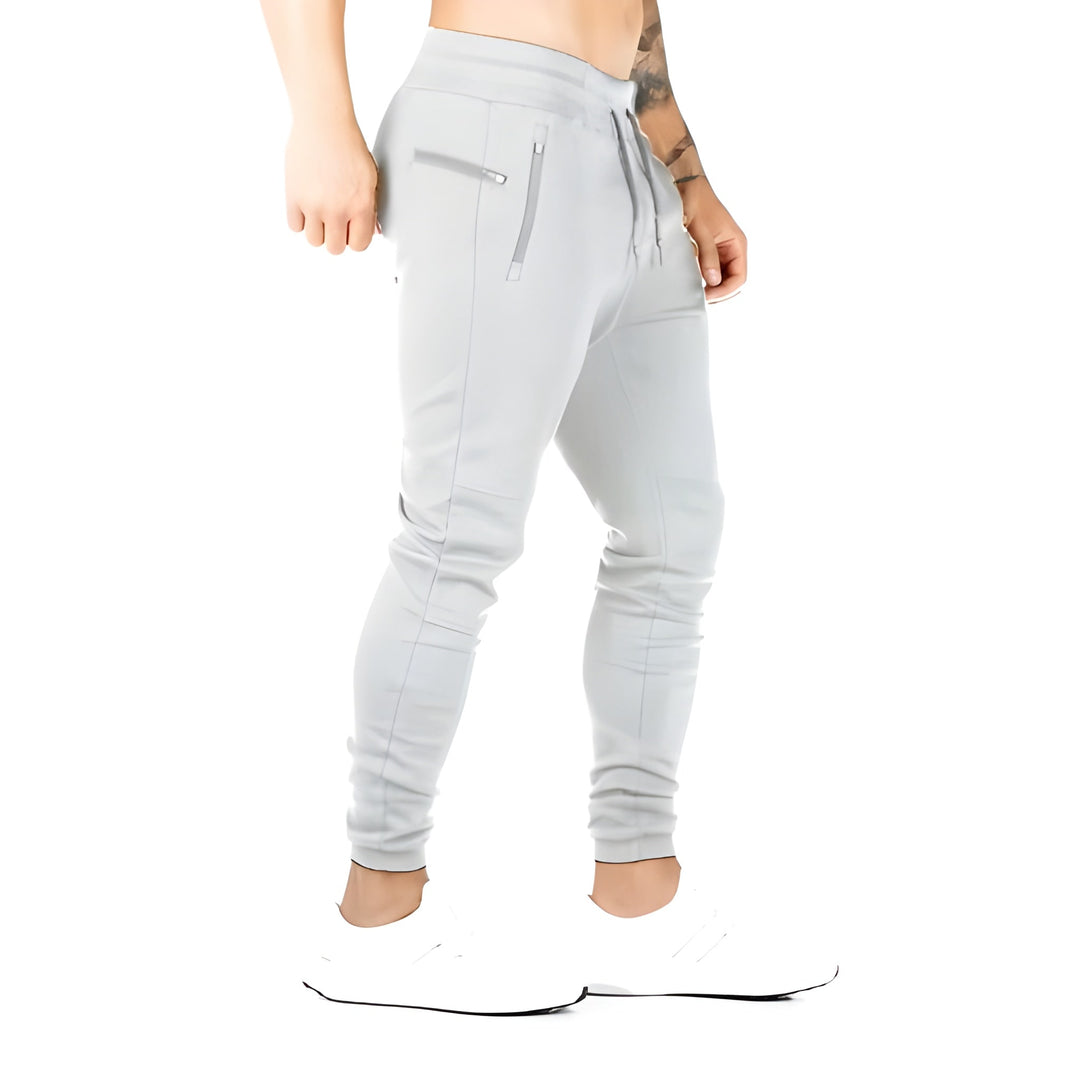 Men's Jogging Pants | Lightweight & Breathable | With Zipper Pockets & Drawstring