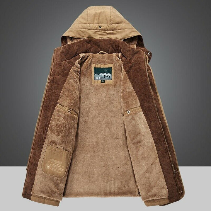 Winter Jacket Men | Warm Outdoor Jacket with Pockets