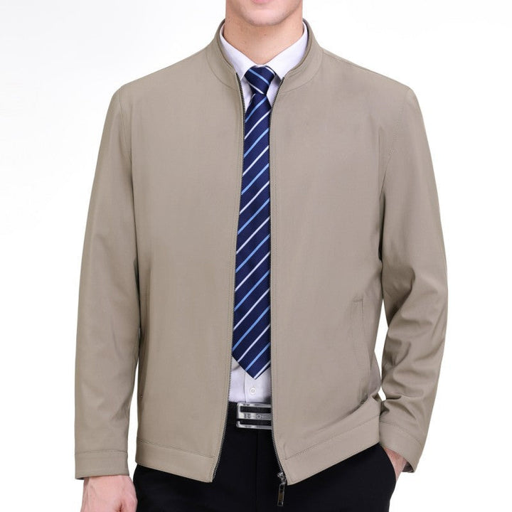 Men's Mid-Season Jacket | Elegant | Zipper Closure | Spring