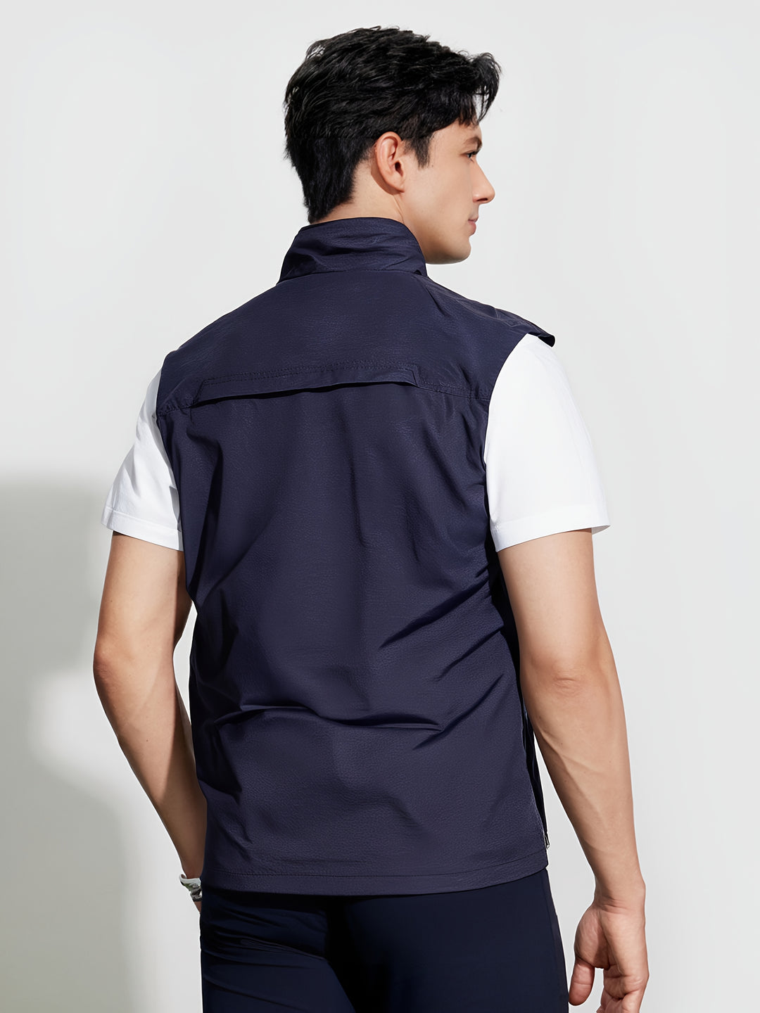 Men's Vest | Quick-Drying | Sleeveless | Multiple Pockets | Polyester