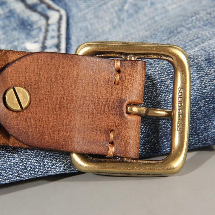 Premium Classic Leather Belt for Timeless Elegance and Superior Craftsmanship | Tim