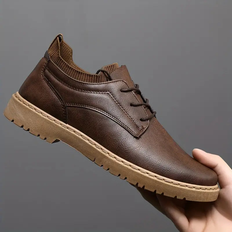 Men's Shoes | Lace-Up | Non-Slip Sole | Stylish Boots