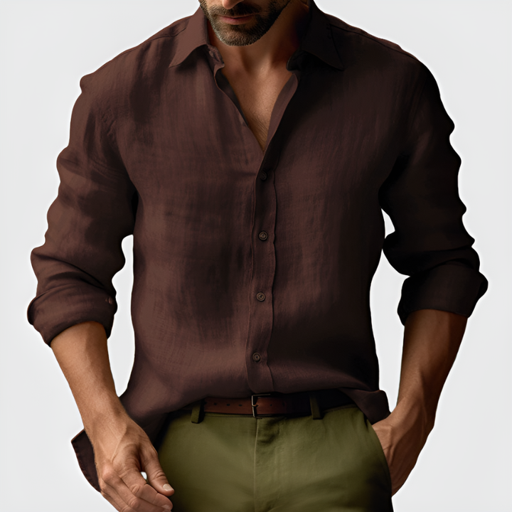 Shirt Men | Vintage Long Sleeves | Stylish Clothing