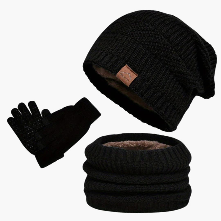 Men's Winter Set | Warm Hat, Scarf & Gloves | Warm Clothing