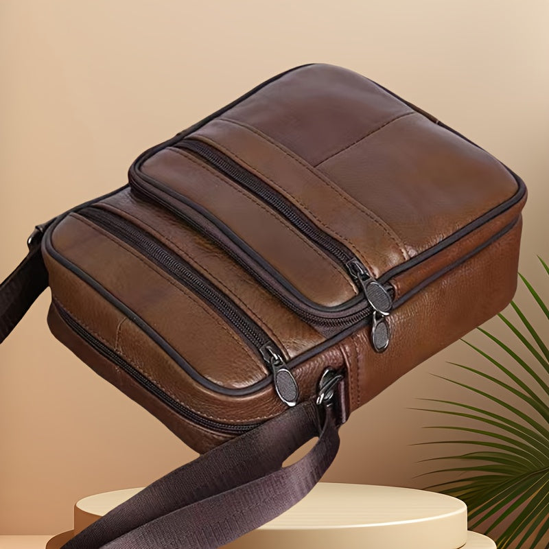 Alberto - Practical Leather Bag for Men