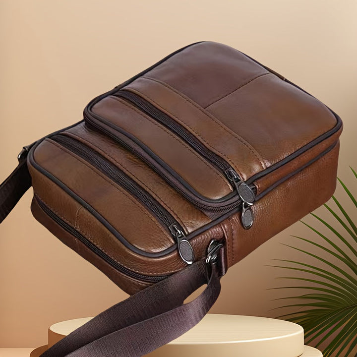 Alberto - Practical Leather Bag for Men