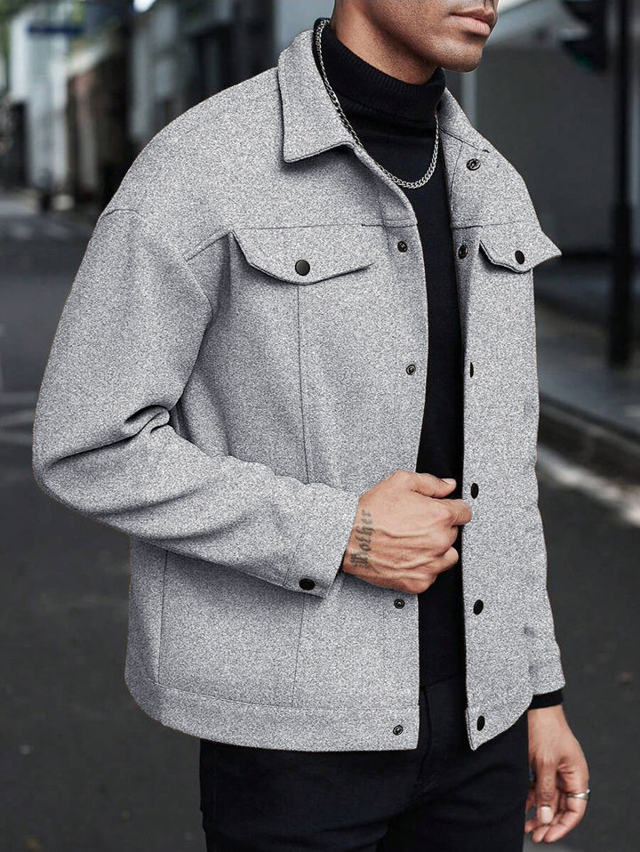 Men's Mid-Season Jacket | Premium | With Buttons | Spring