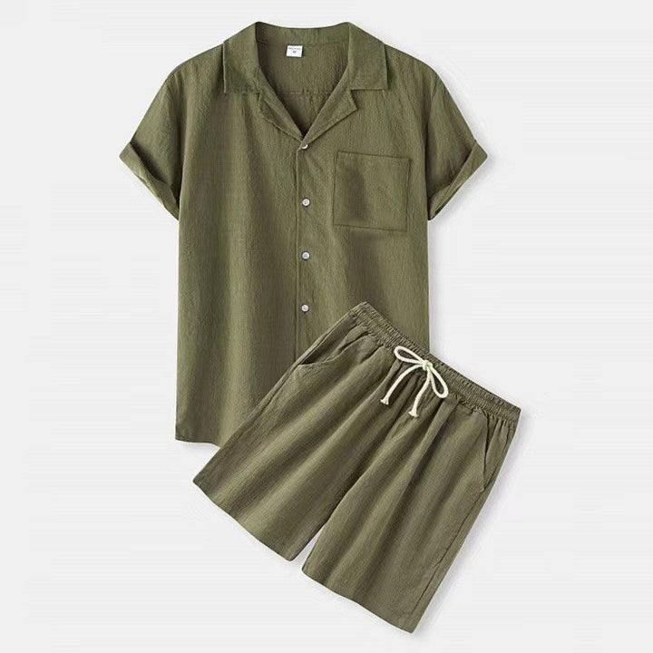Men's Summer Set | Stylish & Breathable | Shirt with Shorts