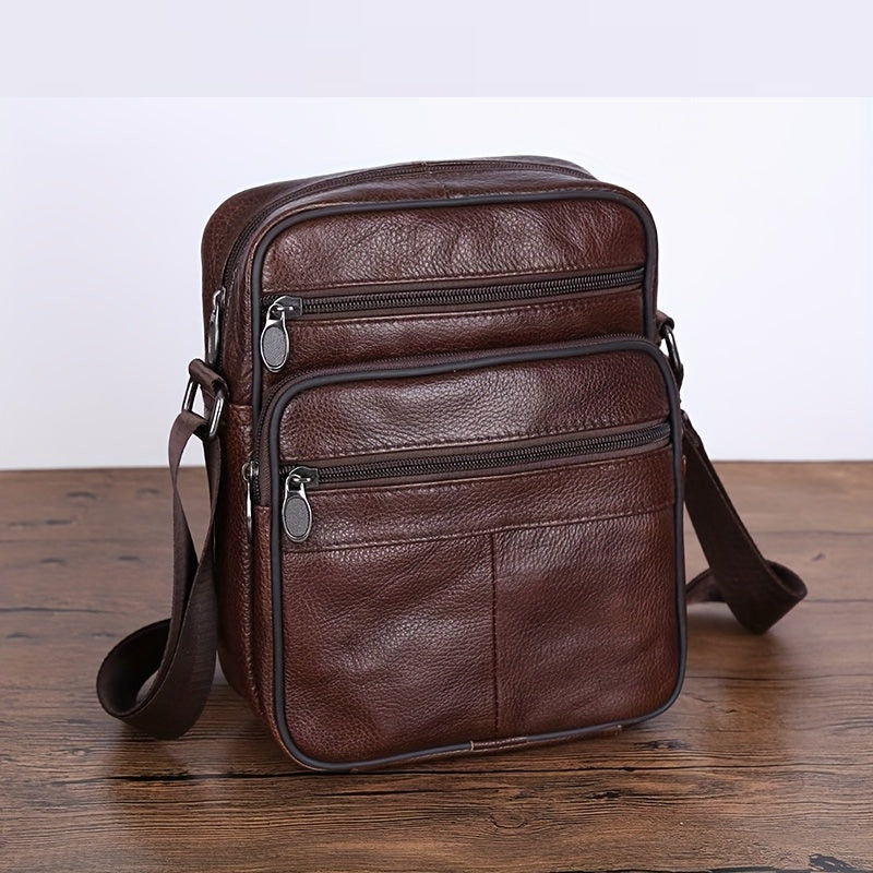 Alberto - Practical Leather Bag for Men