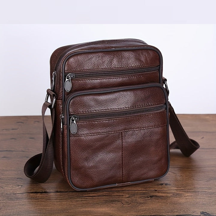 Alberto - Practical Leather Bag for Men