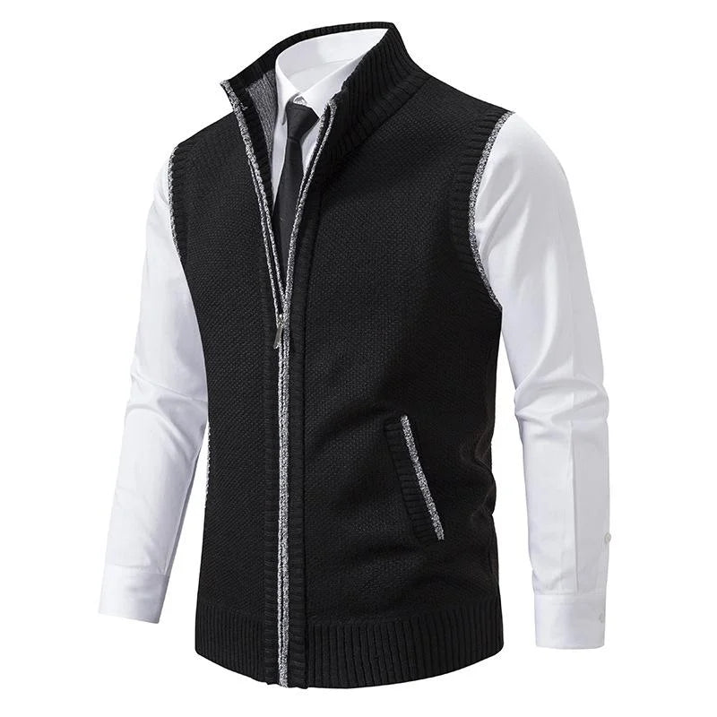 Men's Sweaters | Classic Knitted Zip Sweater | Soft Fabric