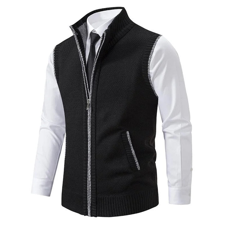 Men's Sweaters | Classic Knitted Zip Sweater | Soft Fabric