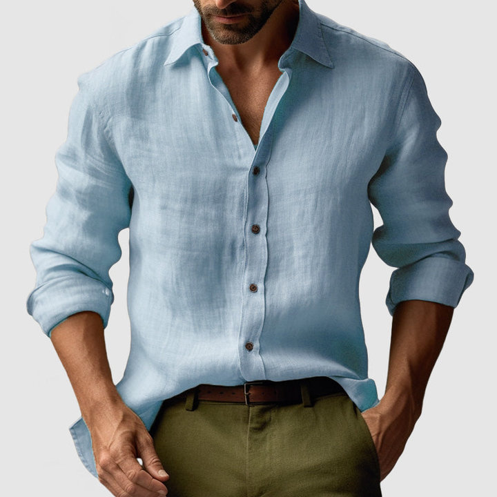 Shirt Men | Vintage Long Sleeves | Stylish Clothing