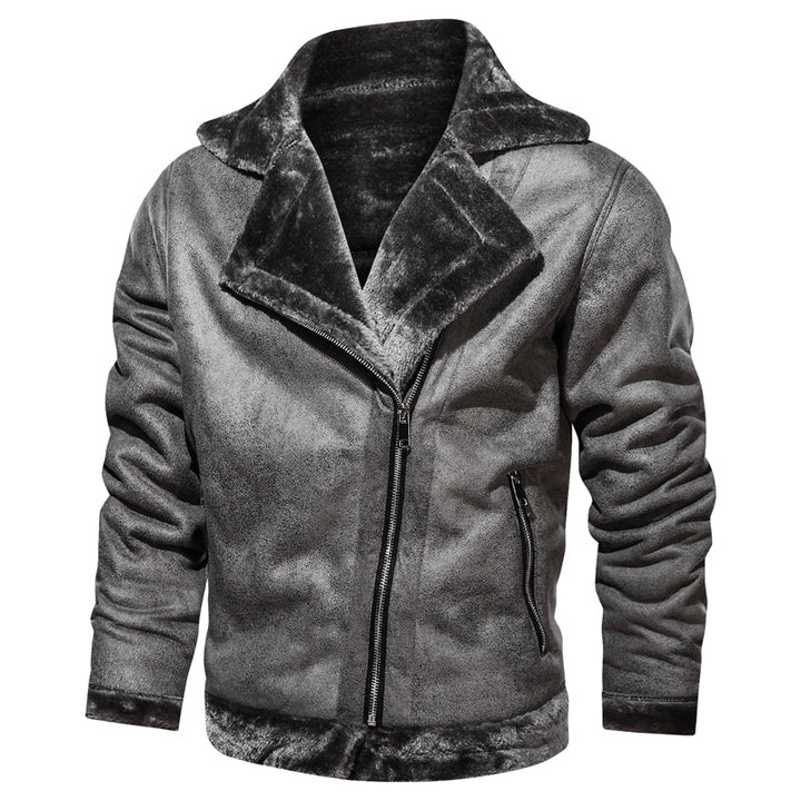 Premium leather winter coat for men with pure warmth and timeless style | Thomas