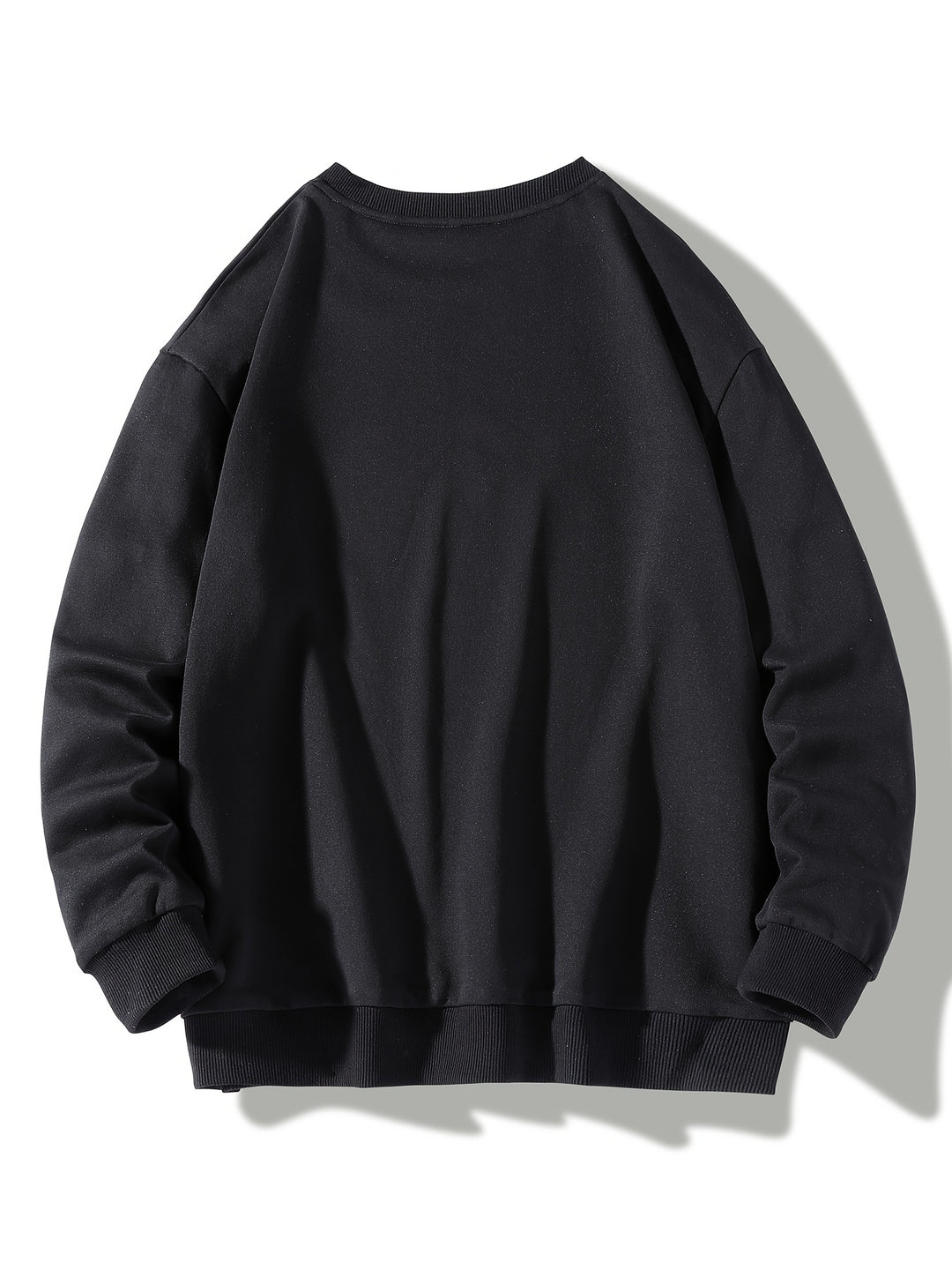 Men's Sweaters | Solid Color Sweatshirt | Crew Neck & Versatile Style