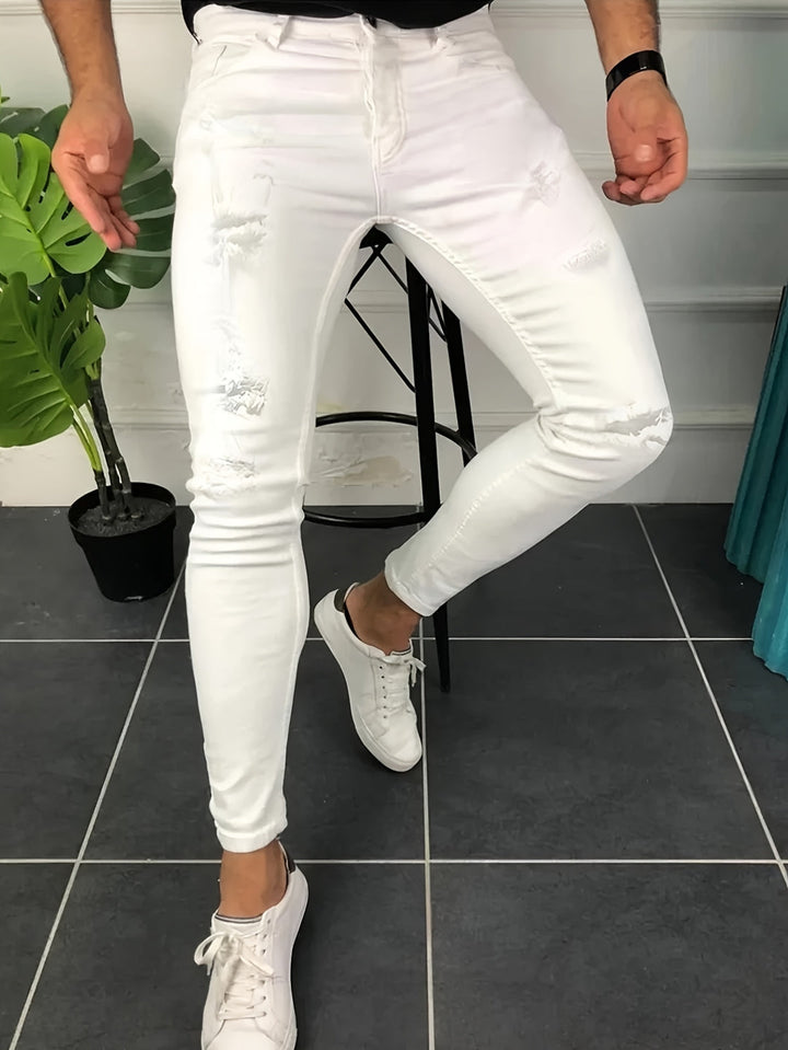 Men's Jeans | Stretch Denim | Trendy & Distressed Details | All-Season