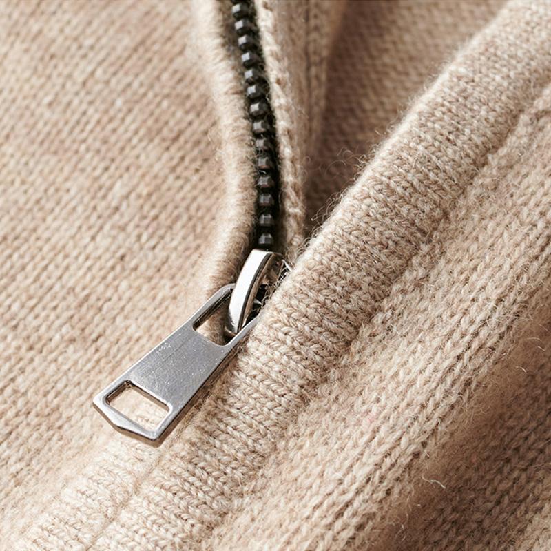 Refined sweater with half zipper designed for seamless style | Noah