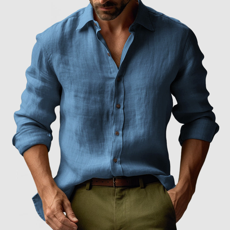 Shirt Men | Vintage Long Sleeves | Stylish Clothing