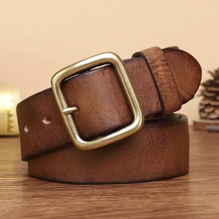 Premium Classic Leather Belt for Timeless Elegance and Superior Craftsmanship | Tim