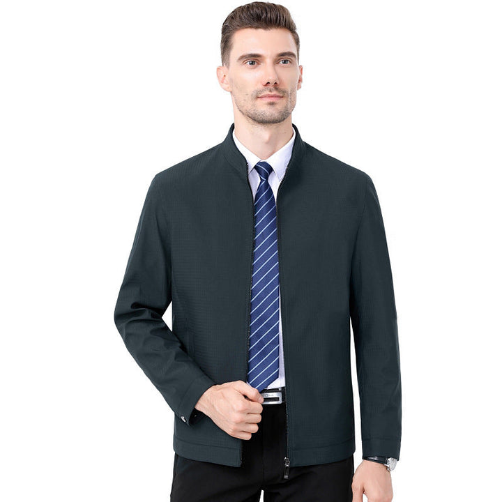 Men's Mid-Season Jacket | Elegant | Zipper Closure | Spring