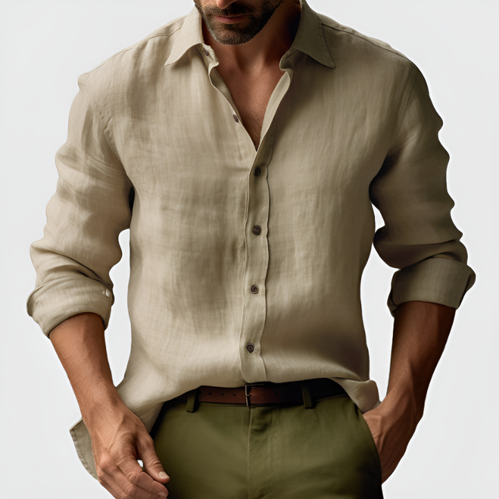 Shirt Men | Vintage Long Sleeves | Stylish Clothing
