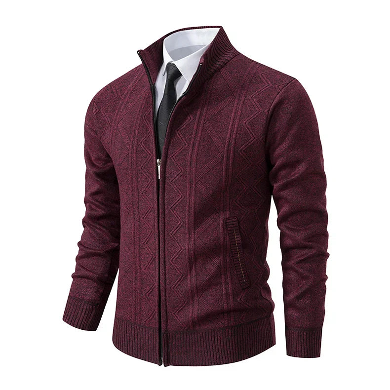 Luxury Knitted Cardigan | Warm & Stylish | Business & Casual Elegance | Polyester