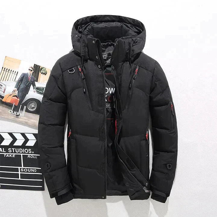 Winter Jacket Men | Warm Ski Jacket with Hood
