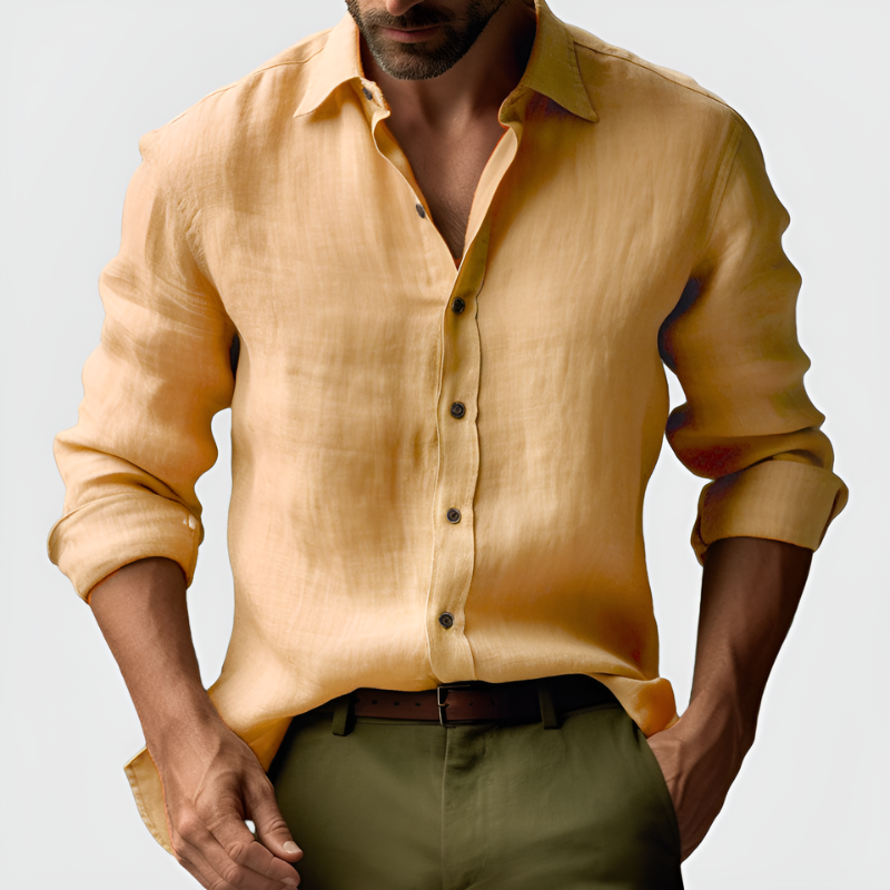 Shirt Men | Vintage Long Sleeves | Stylish Clothing
