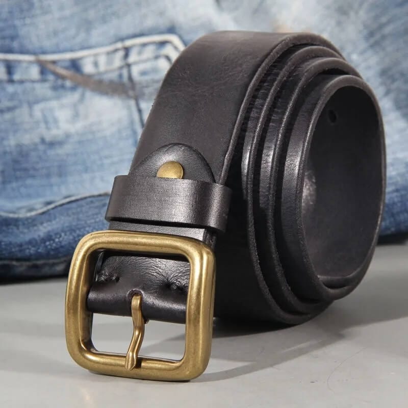 Premium Classic Leather Belt for Timeless Elegance and Superior Craftsmanship | Tim