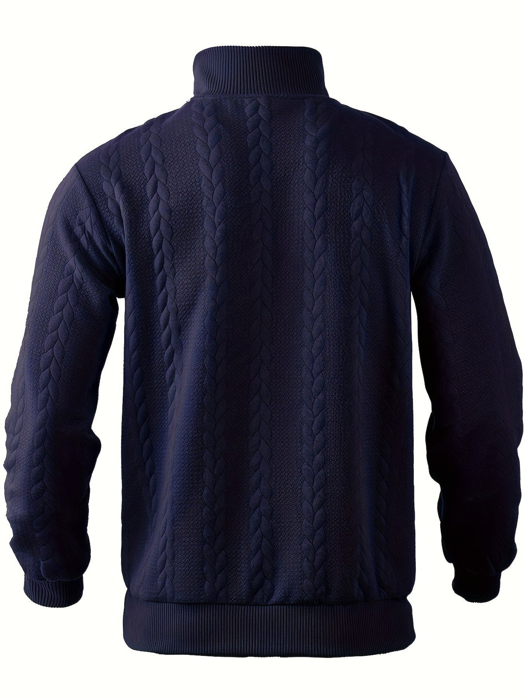 Classic men's sweater with zipper for timeless comfort and versatility | Noud