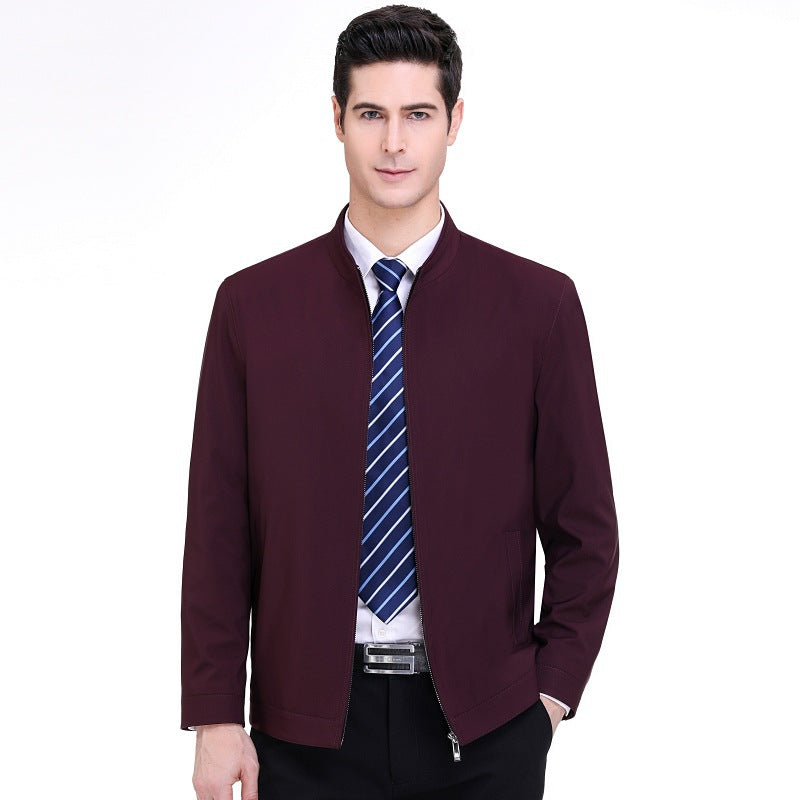 Men's Mid-Season Jacket | Elegant | Zipper Closure | Spring