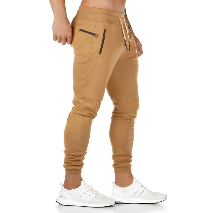Men's Jogging Pants | Lightweight & Breathable | With Zipper Pockets & Drawstring