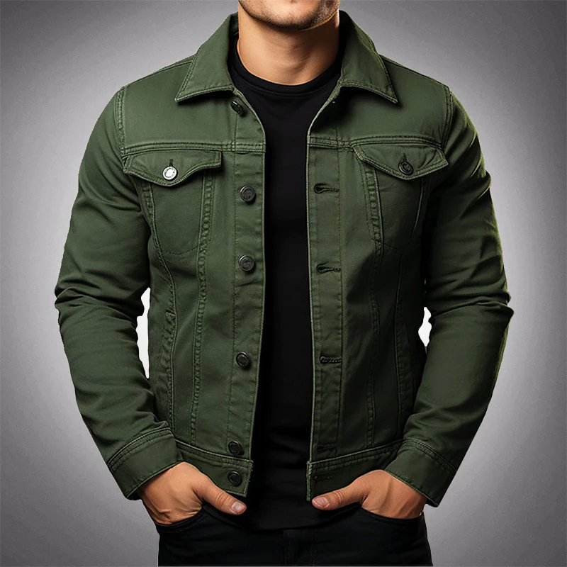 Classic Denim Jacket | Sustainable & Stylish | Versatile Cotton | Men