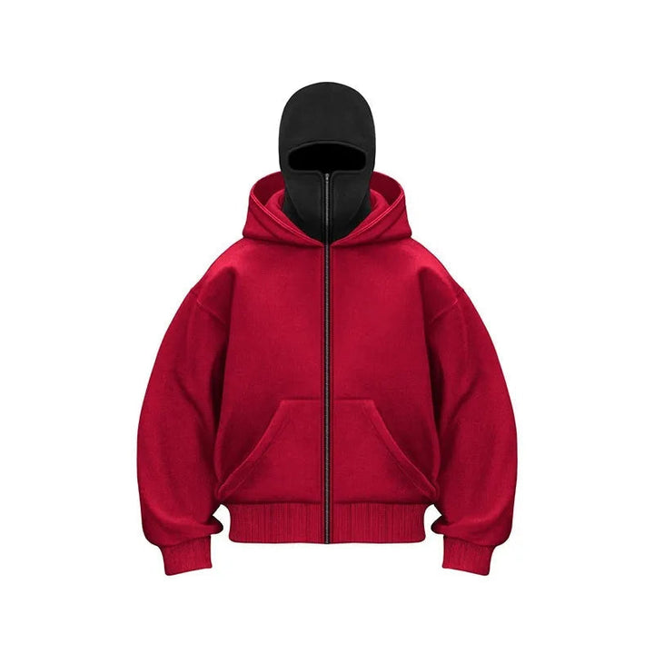 Men's Hoodie | Oversized | With Zipper | Winter