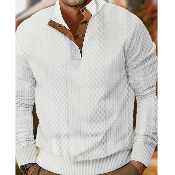 Men's Sweaters | Knitted Design | Button Closure | Regular Fit