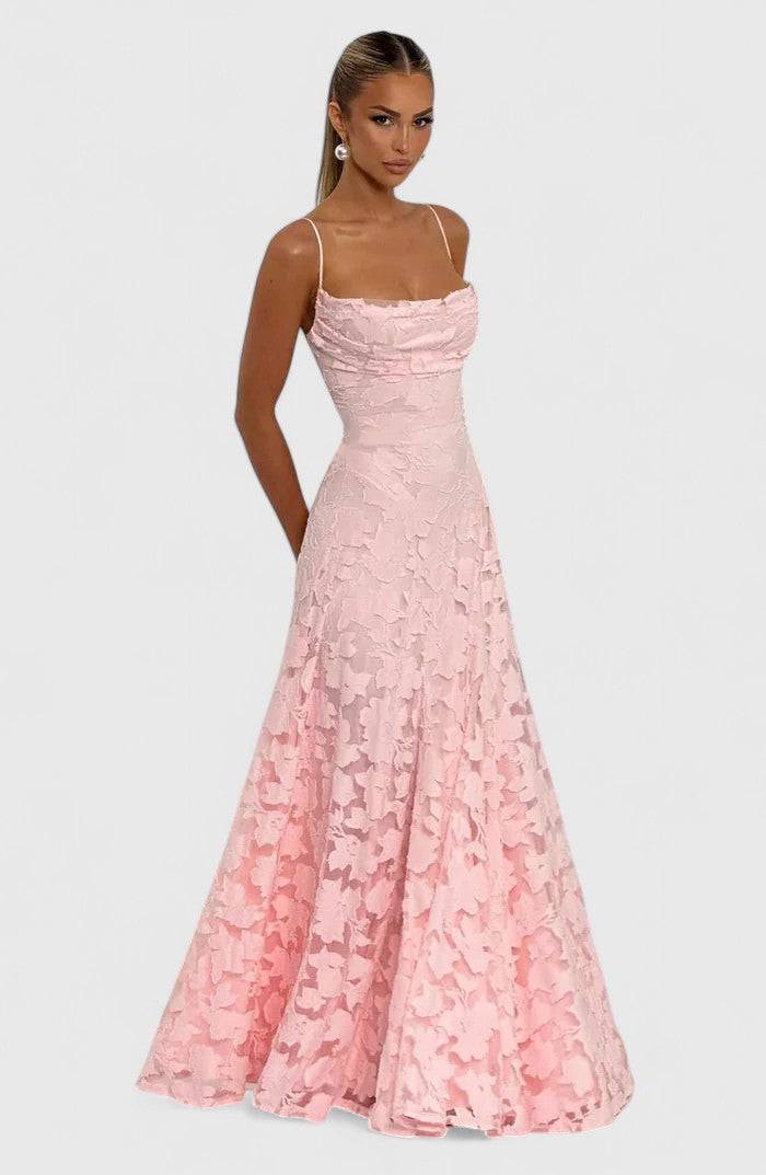 Gwenn™ elegant maxi dress by Emma & Rose Cape Town featuring flowing fabric and a stylish, sophisticated design.